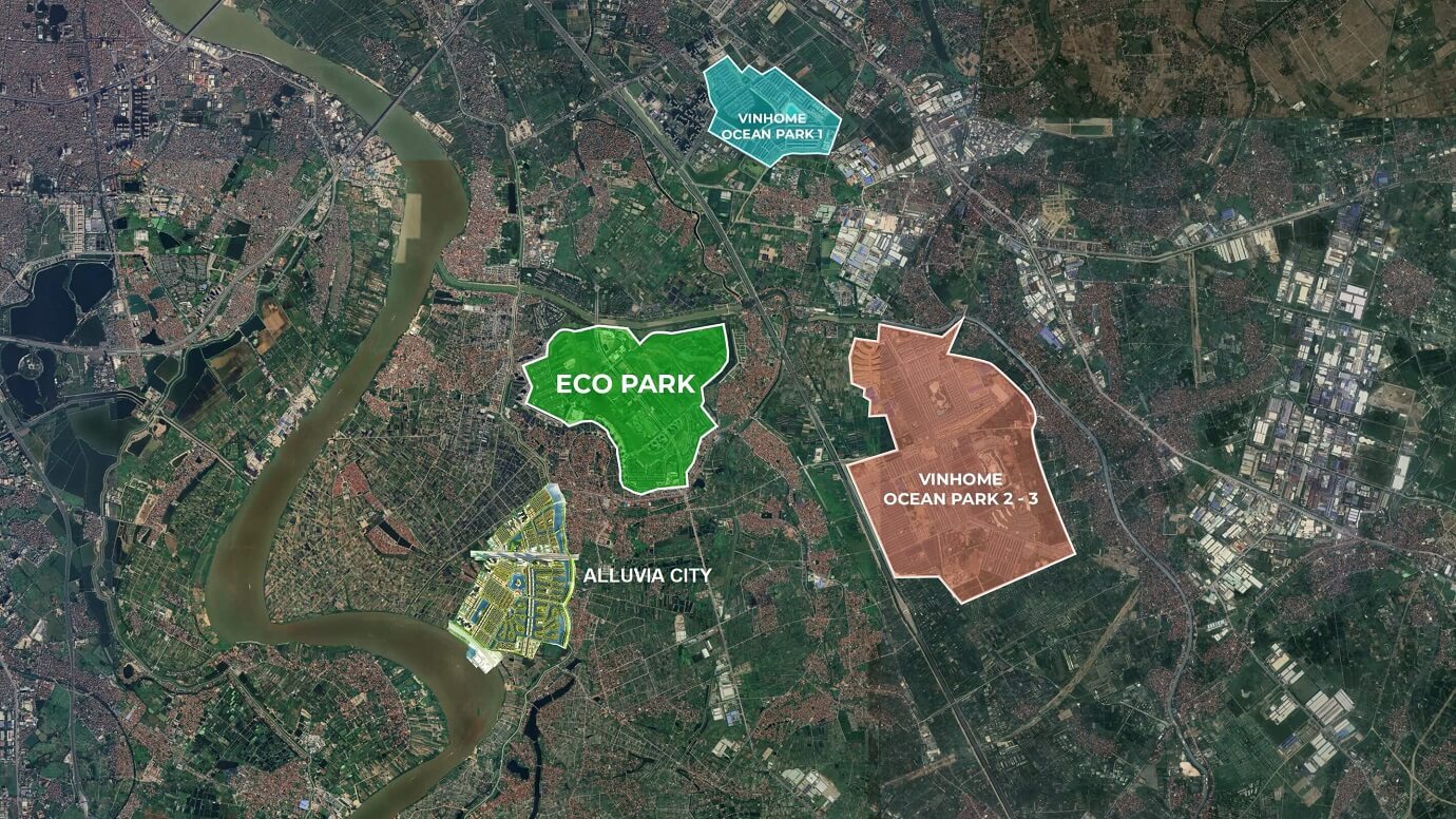 Vi tri du an Alluvia City Van Giang